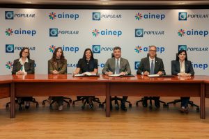 Banco Popular y asociación de colegios privados AINEP firman alianzaestratégica en favor de la educación de calidad