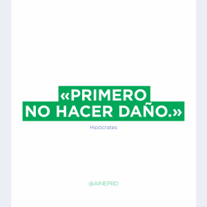 Comunicado: Primero no hacer daño