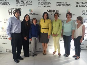 ENCUENTRO AINEP- CANDIDATA PRESIDENCIAL MINOU TAVAREZ