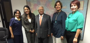 VISITA AL SR. OSVALDO SANTANA DIRECTOR DE -EL CARIBE-